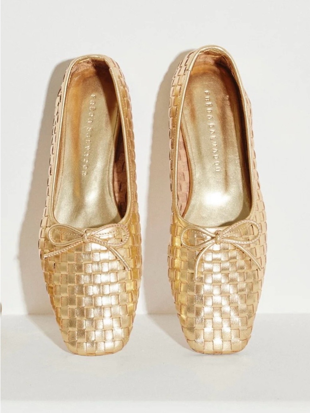 Freda Salvador - Jada Ballet Flats - Gold size 8.5 - Picture 2 of 14